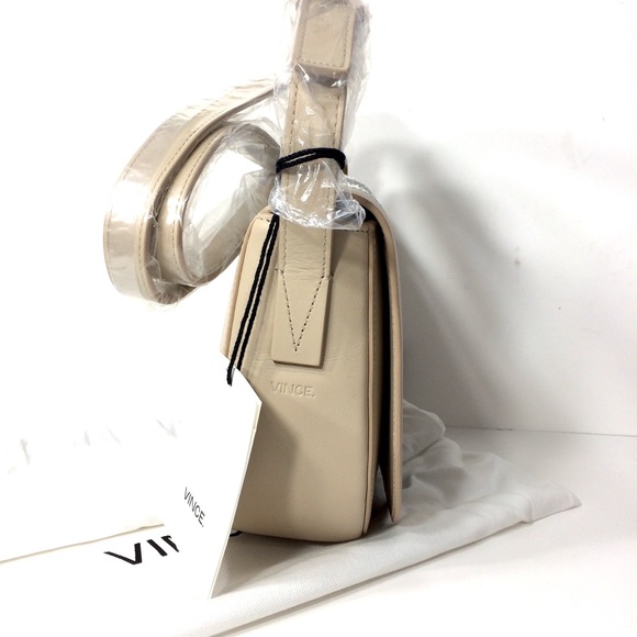 Vince Lizard Embossed Leather Crossbody Bag - Picture 6 of 8